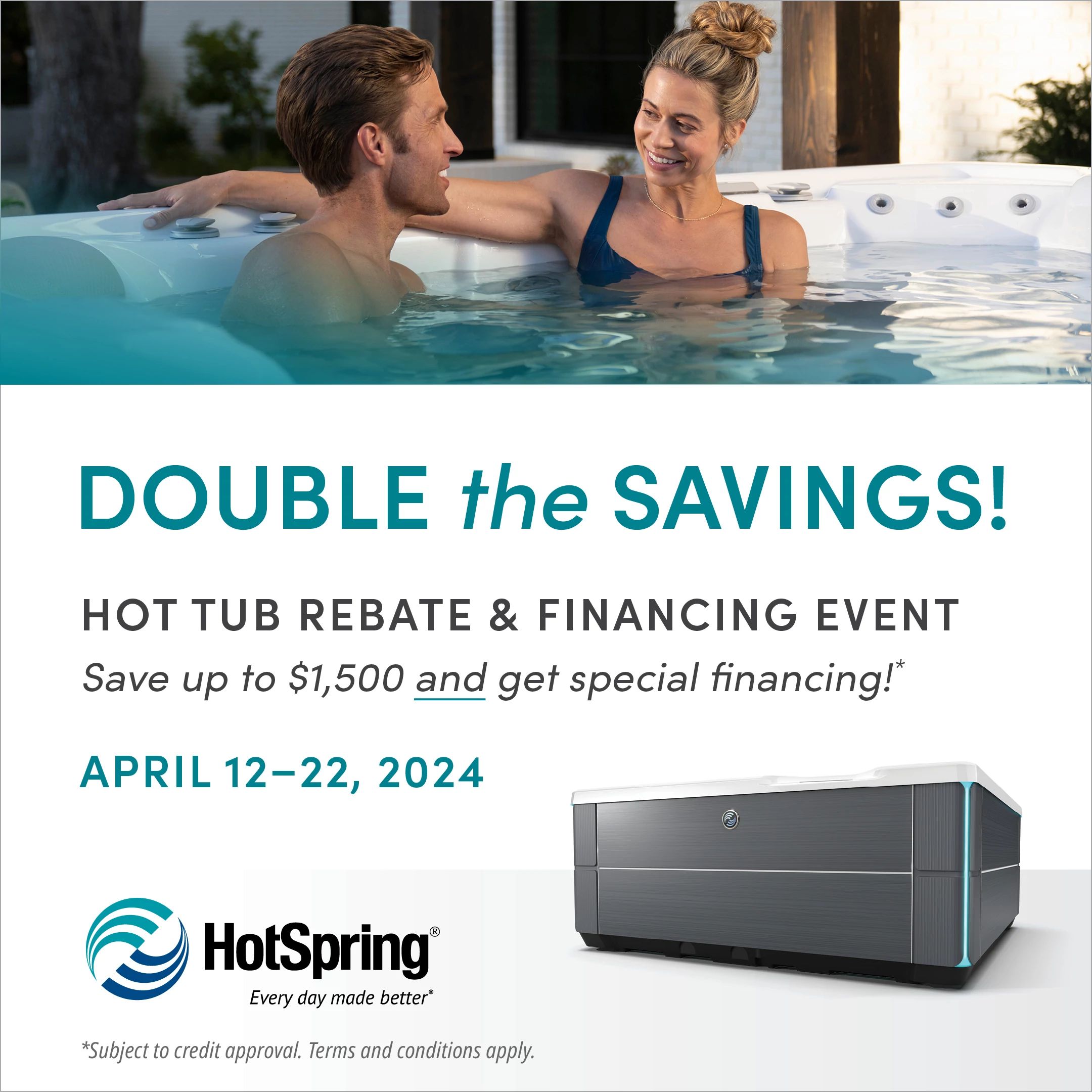 Hot Spring Double the Savings Event